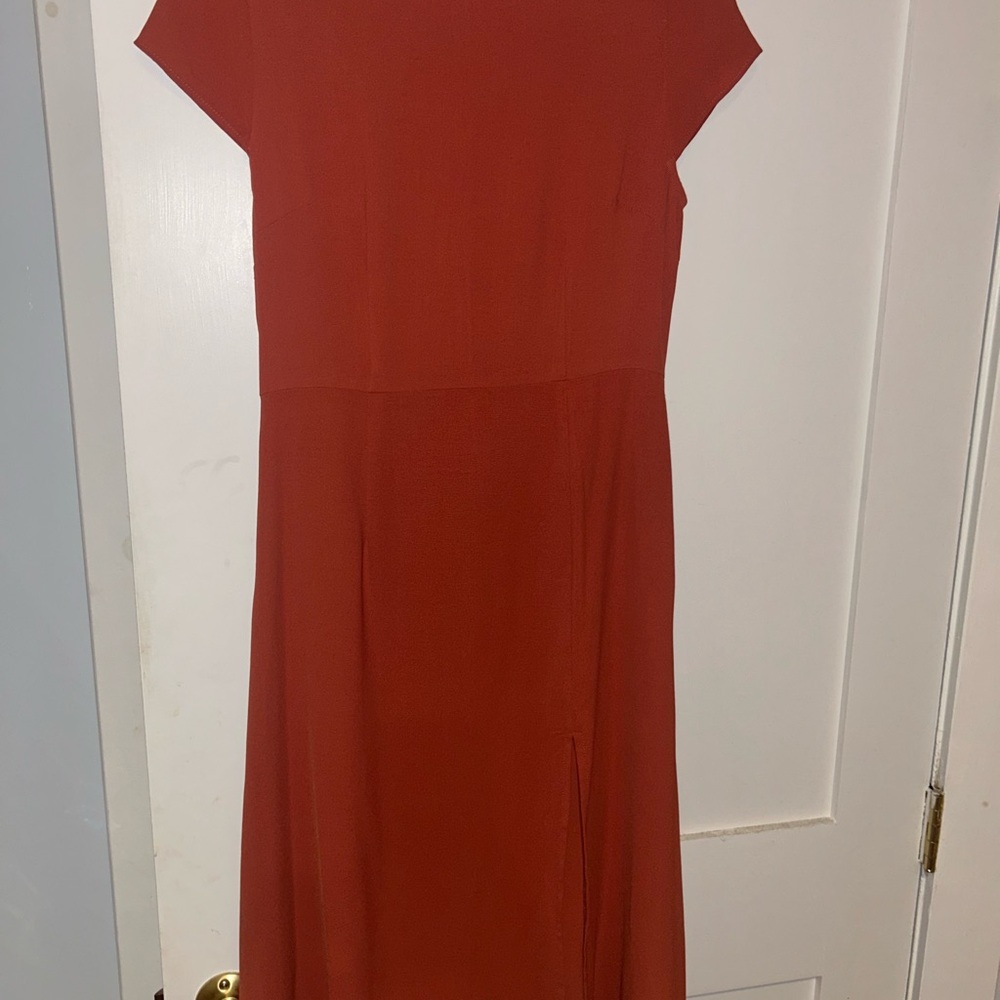 Glamorous Terracotta Midi Dress